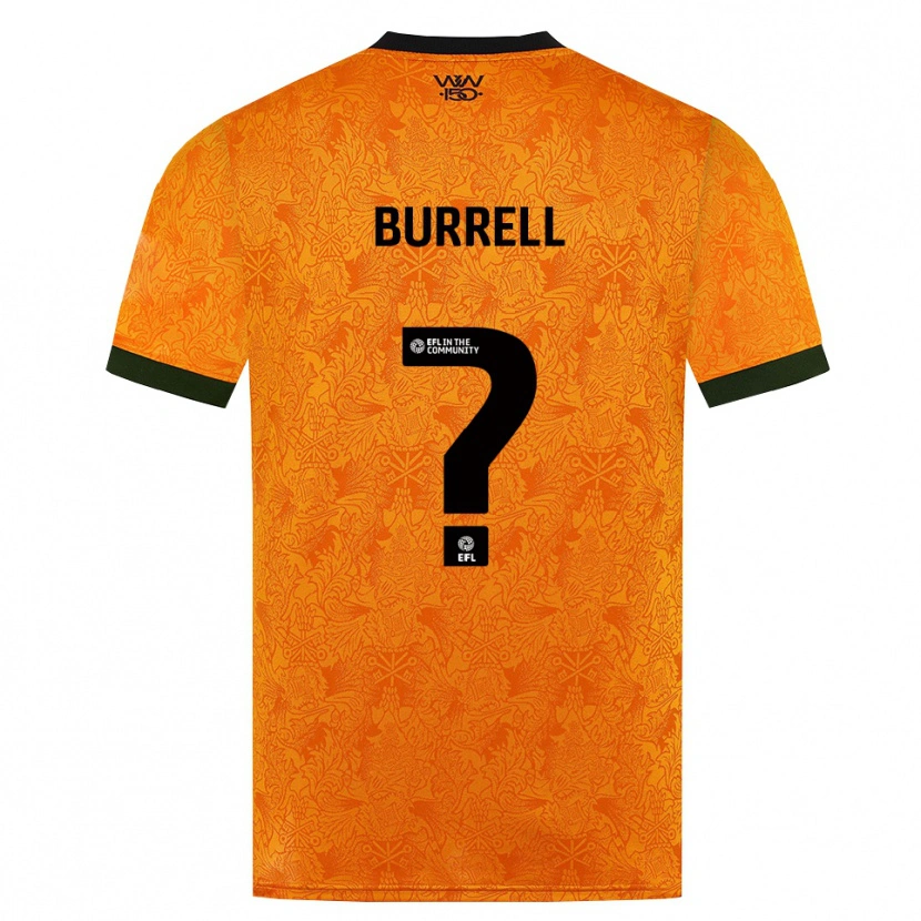 Danxen Dames Ackeme Francis Burrell #0 Oranje Zwart Thuisshirt Thuistenue 2026/27 T-Shirt