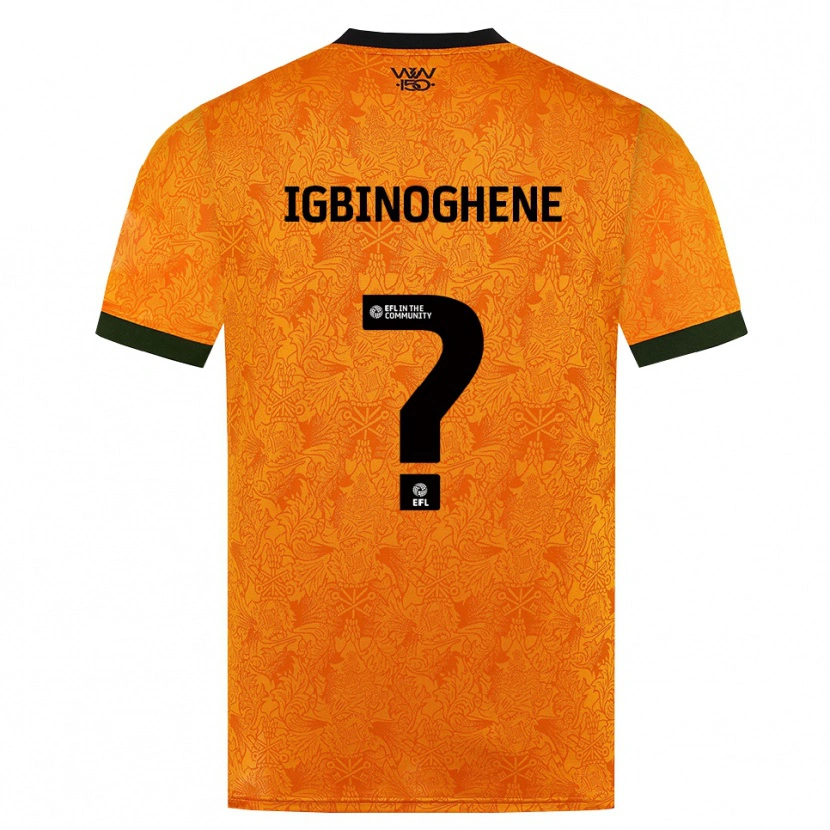 Danxen Dames Testimony Igbinoghene #0 Oranje Zwart Thuisshirt Thuistenue 2026/27 T-Shirt