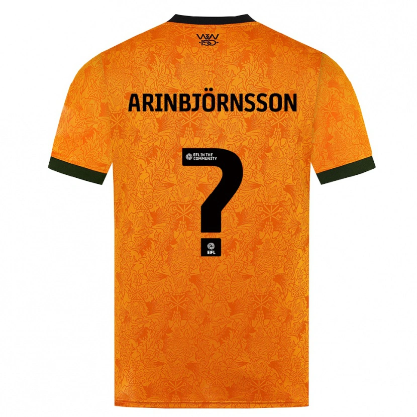Danxen Dames Pálmi Rafn Arinbjörnsson #0 Oranje Zwart Thuisshirt Thuistenue 2026/27 T-Shirt