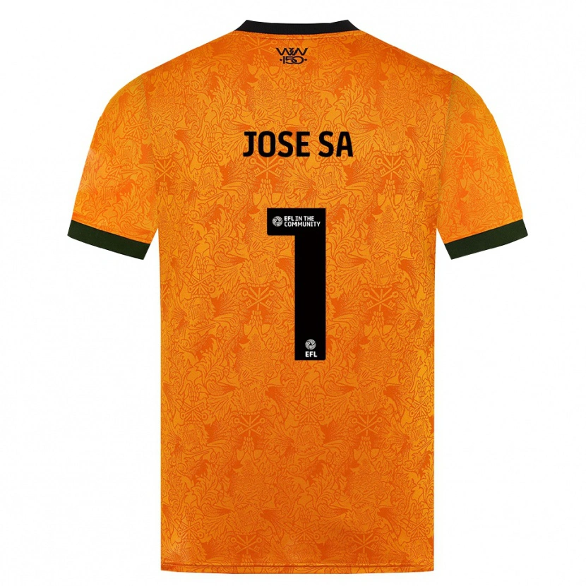 Danxen Dames José Sá #1 Oranje Zwart Thuisshirt Thuistenue 2026/27 T-Shirt