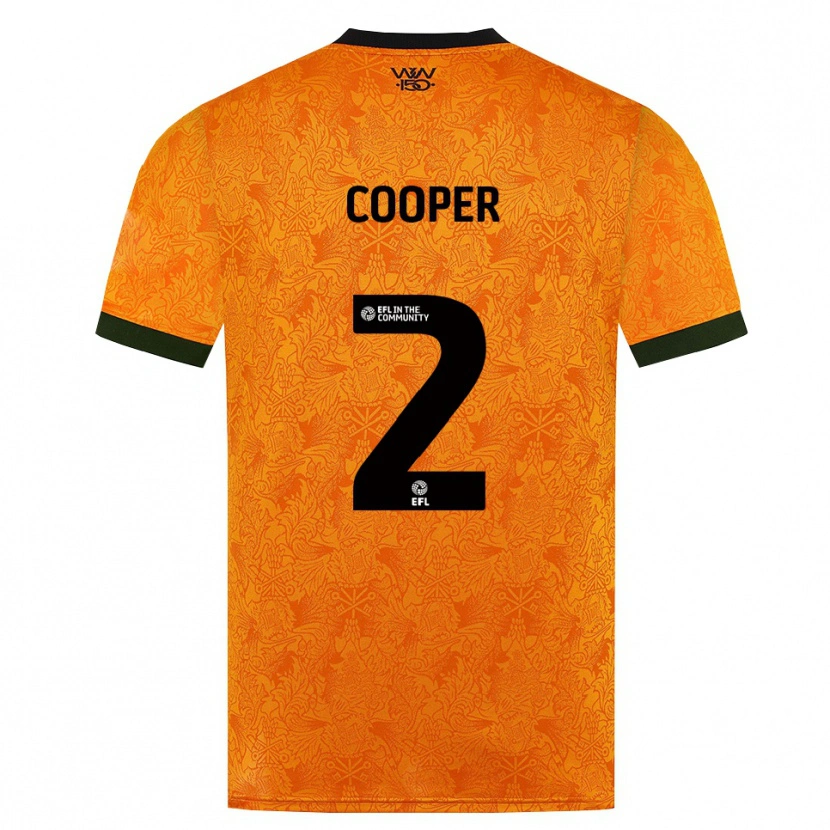 Danxen Dames Laura Cooper #2 Oranje Zwart Thuisshirt Thuistenue 2026/27 T-Shirt