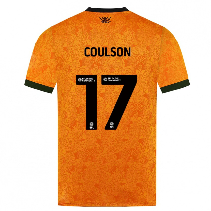 Danxen Dames Tyler Coulson #17 Oranje Zwart Thuisshirt Thuistenue 2026/27 T-Shirt