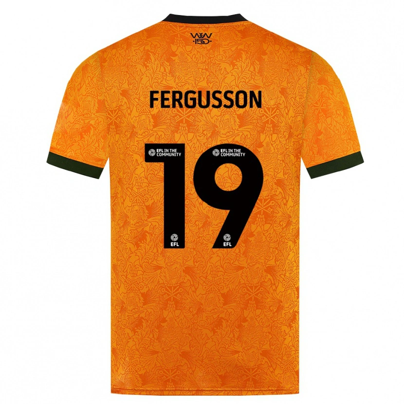 Danxen Dames Liv Fergusson #19 Oranje Zwart Thuisshirt Thuistenue 2026/27 T-Shirt