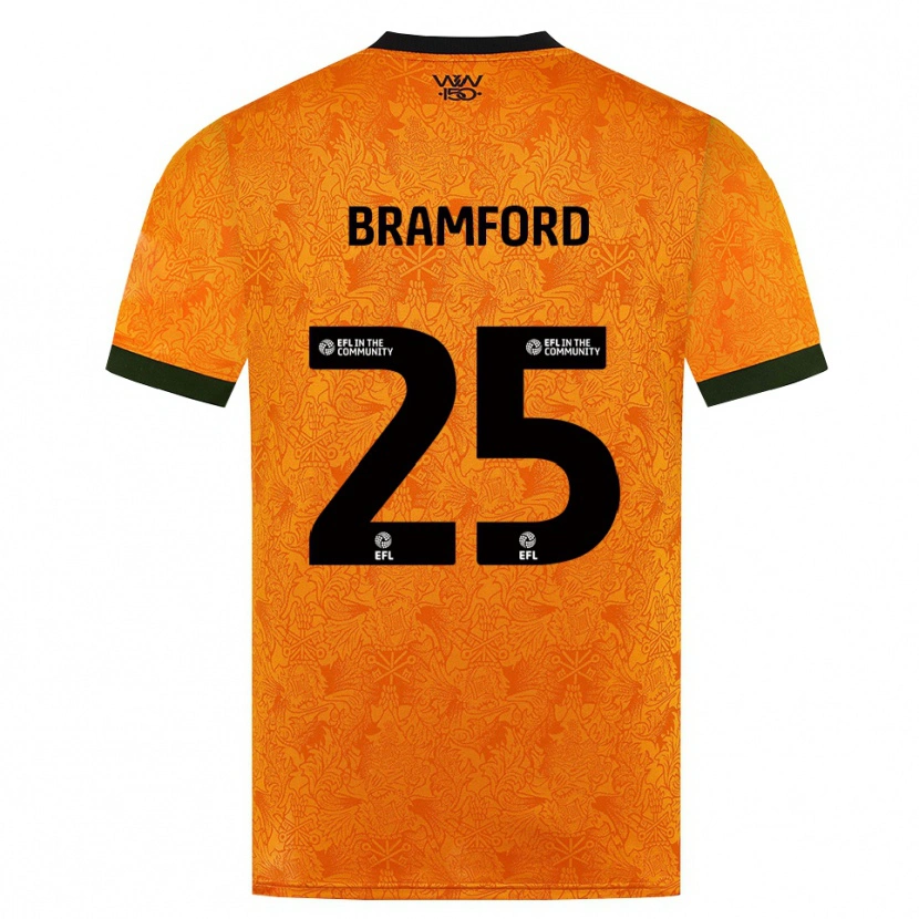 Danxen Dames Sophie Bramford #25 Oranje Zwart Thuisshirt Thuistenue 2026/27 T-Shirt