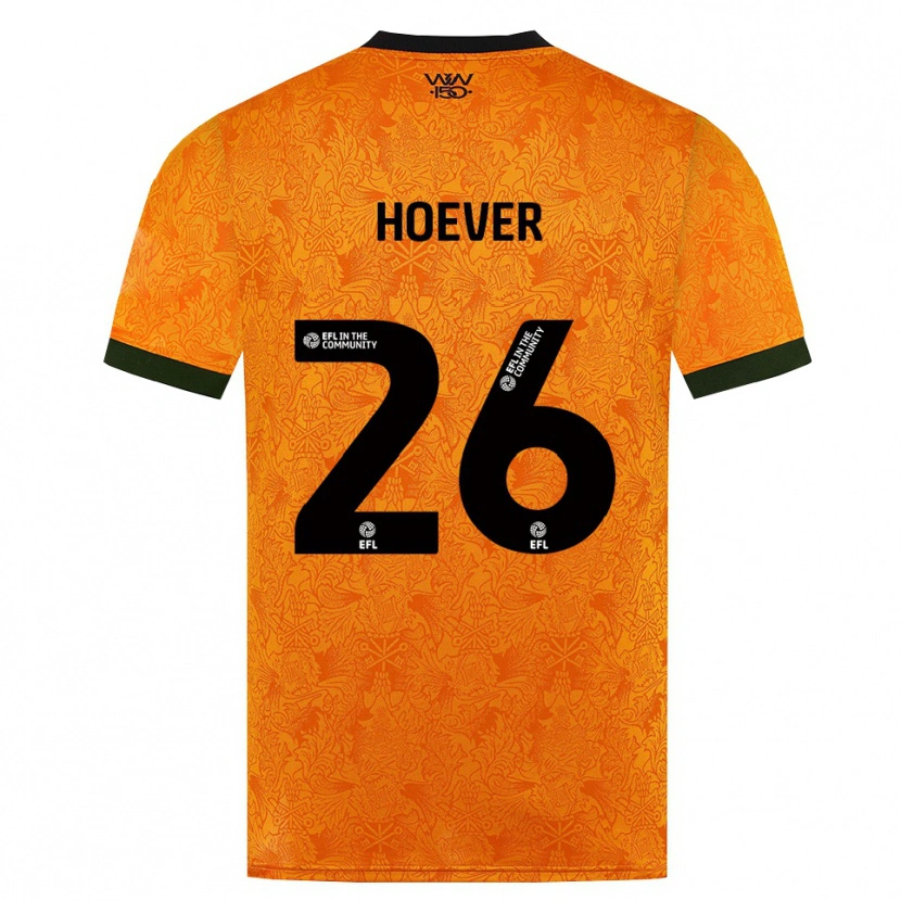 Danxen Dames Ki-Jana Hoever #26 Oranje Zwart Thuisshirt Thuistenue 2026/27 T-Shirt
