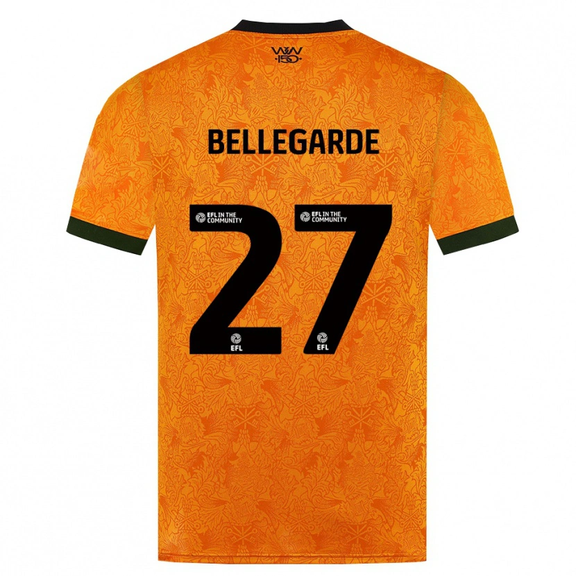 Danxen Dames Jean-Ricner Bellegarde #27 Oranje Zwart Thuisshirt Thuistenue 2026/27 T-Shirt