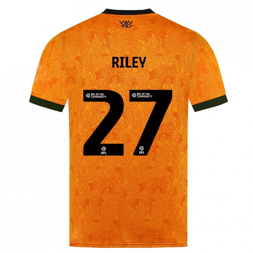 Danxen Dames Lauren Riley #27 Oranje Zwart Thuisshirt Thuistenue 2026/27 T-Shirt