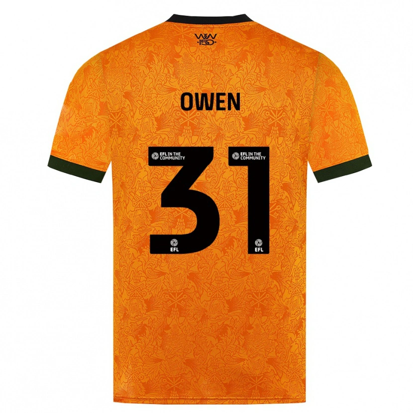Danxen Dames Skye Owen #31 Oranje Zwart Thuisshirt Thuistenue 2026/27 T-Shirt