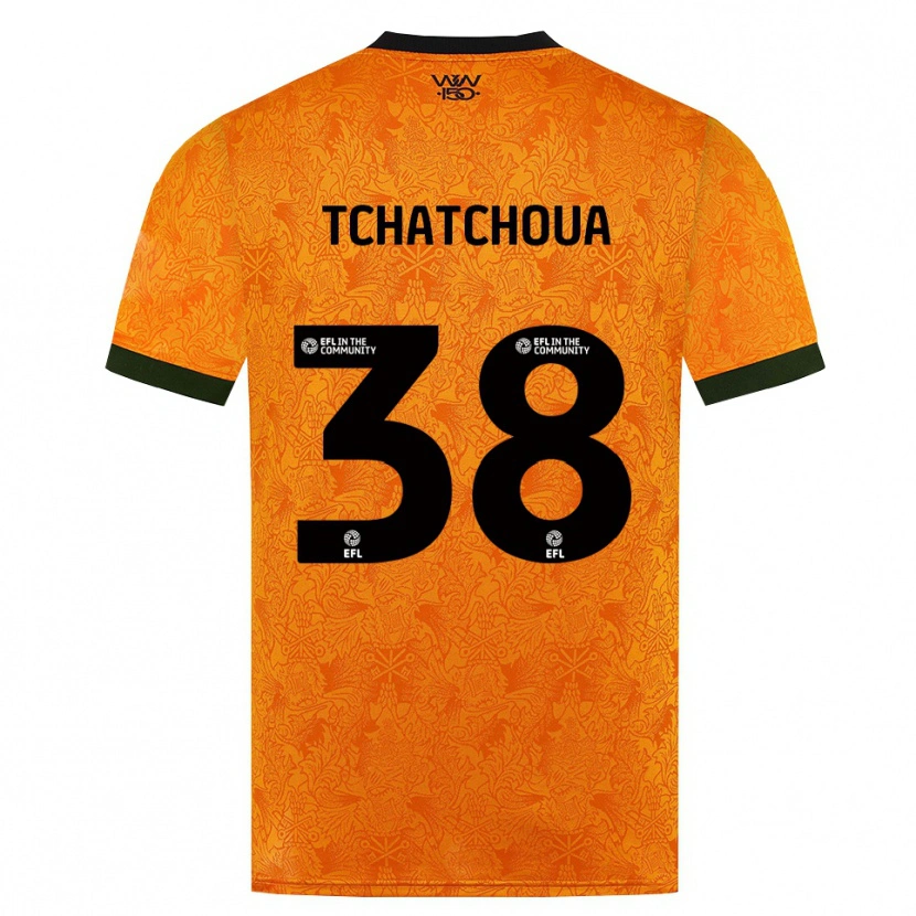 Danxen Dames Jackson Tchatchoua #38 Oranje Zwart Thuisshirt Thuistenue 2026/27 T-Shirt