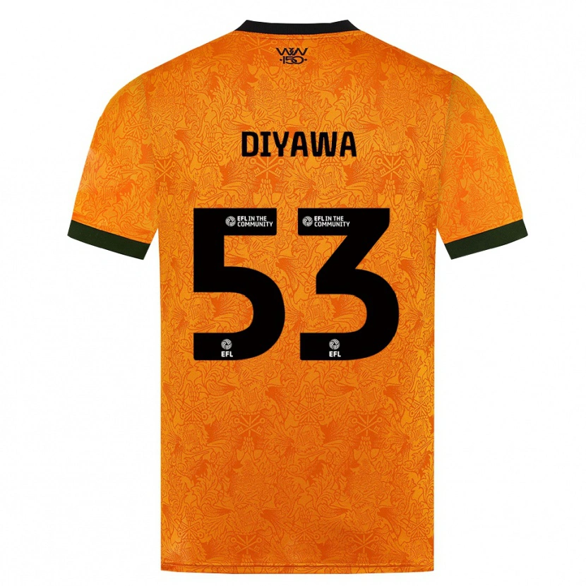 Danxen Dames Aaron Keto Diyawa #53 Oranje Zwart Thuisshirt Thuistenue 2026/27 T-Shirt