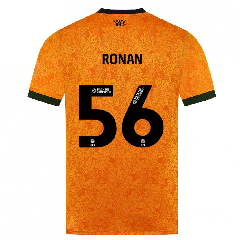 Danxen Dames Connor Ronan #56 Oranje Zwart Thuisshirt Thuistenue 2026/27 T-Shirt