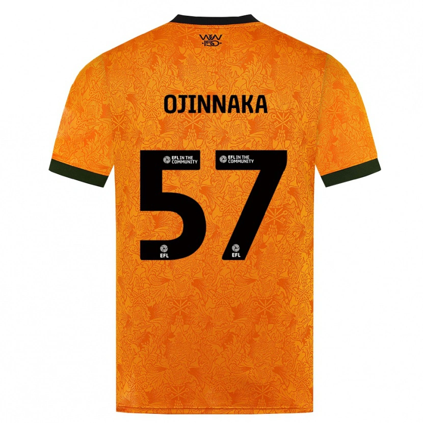 Danxen Dames Temple Ojinnaka #57 Oranje Zwart Thuisshirt Thuistenue 2026/27 T-Shirt