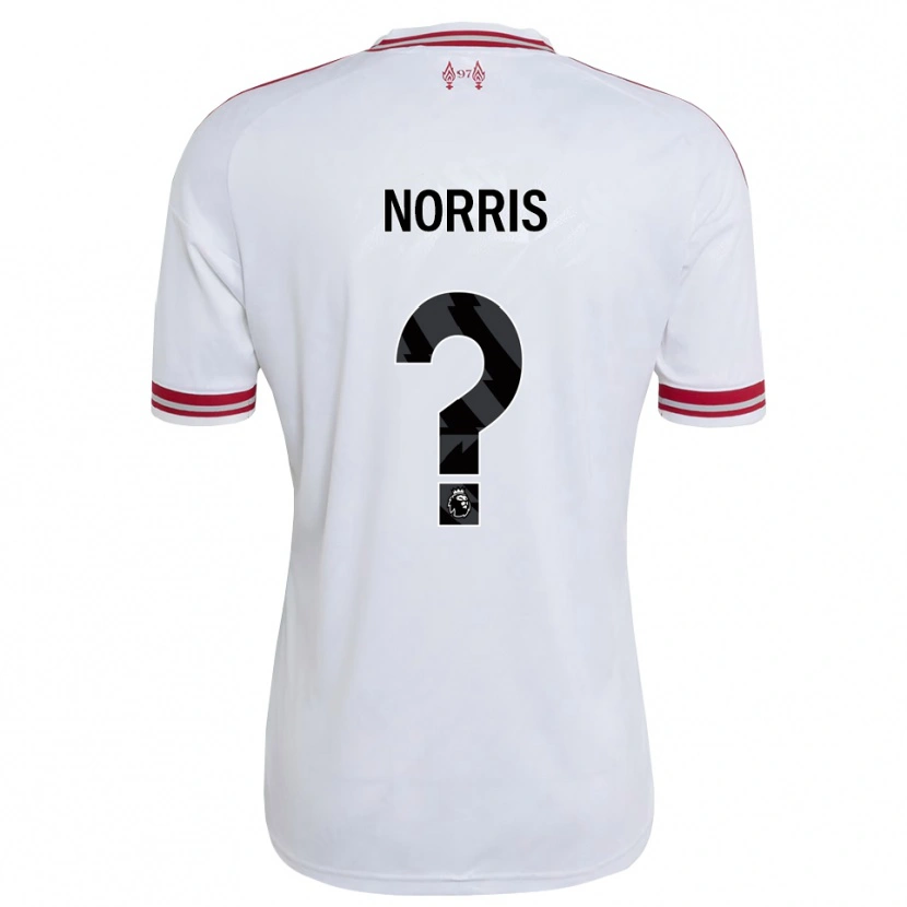 Danxen Dames James Norris #0 Rood Wit Uitshirt Uittenue 2026/27 T-Shirt