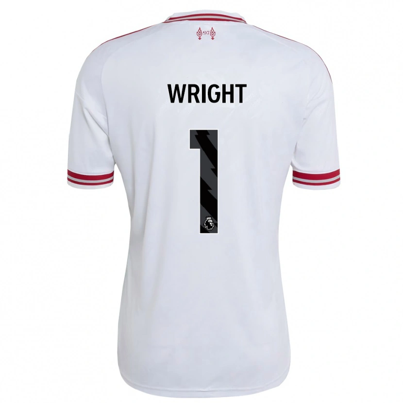 Danxen Dames Matty Wright #1 Rood Wit Uitshirt Uittenue 2026/27 T-Shirt