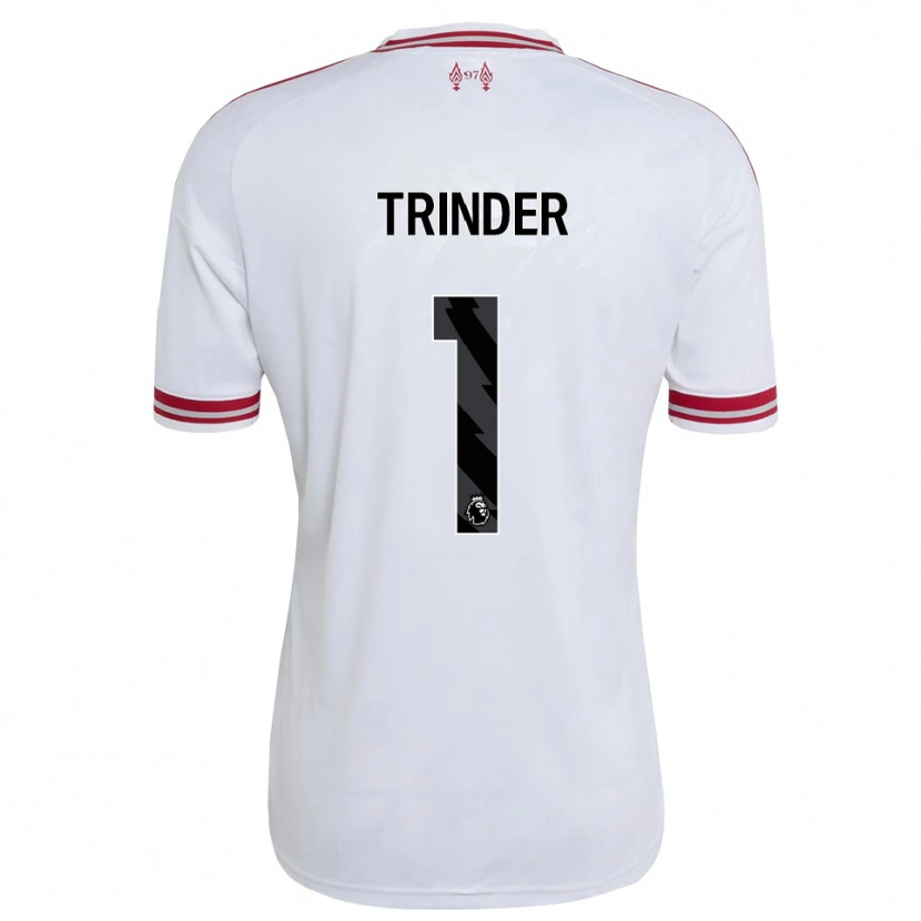 Danxen Dames Zach Trinder #1 Rood Wit Uitshirt Uittenue 2026/27 T-Shirt