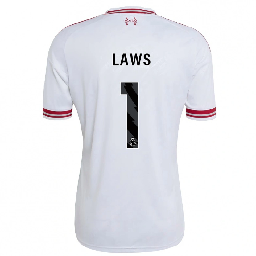 Danxen Dames Rachael Laws #1 Rood Wit Uitshirt Uittenue 2026/27 T-Shirt