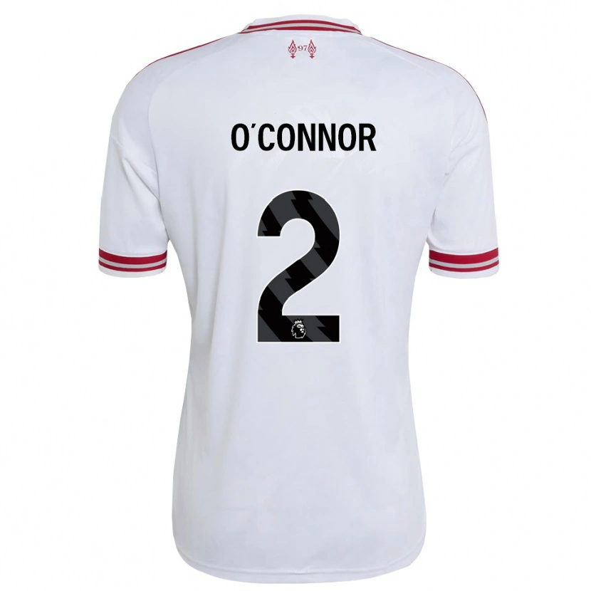 Danxen Dames Oliver O'connor #2 Rood Wit Uitshirt Uittenue 2026/27 T-Shirt