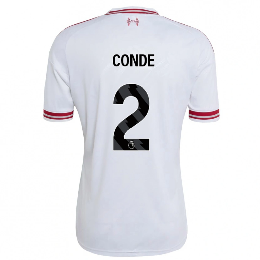 Danxen Dames Lenix Conde #2 Rood Wit Uitshirt Uittenue 2026/27 T-Shirt