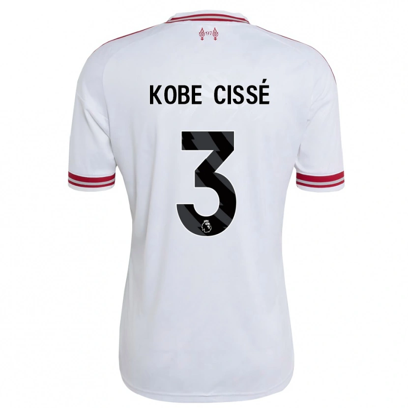 Danxen Dames Prince Cissé #3 Rood Wit Uitshirt Uittenue 2026/27 T-Shirt
