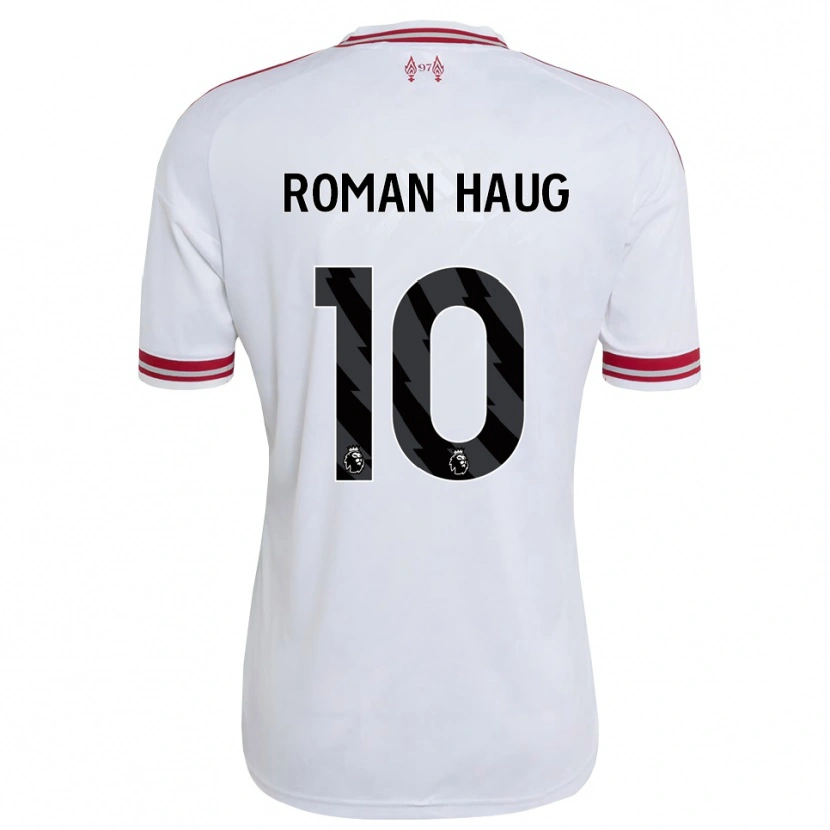 Danxen Dames Sophie Román Haug #10 Rood Wit Uitshirt Uittenue 2026/27 T-Shirt