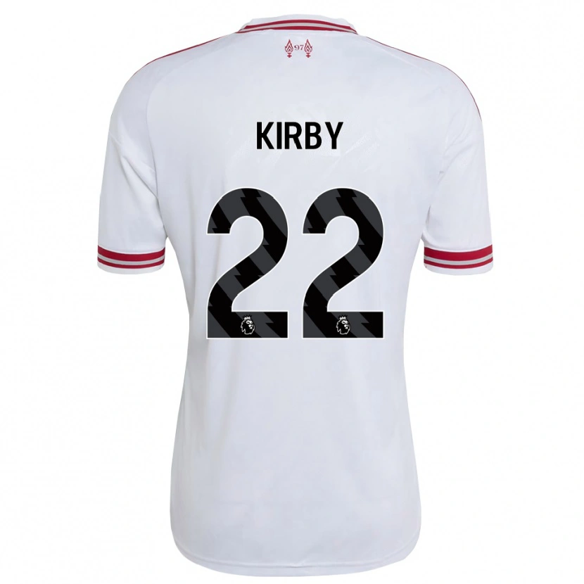 Danxen Dames Faye Kirby #22 Rood Wit Uitshirt Uittenue 2026/27 T-Shirt
