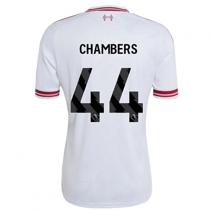Danxen Dames Luke Chambers #44 Rood Wit Uitshirt Uittenue 2026/27 T-Shirt
