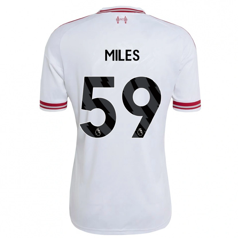 Danxen Dames Terence Miles #59 Rood Wit Uitshirt Uittenue 2026/27 T-Shirt