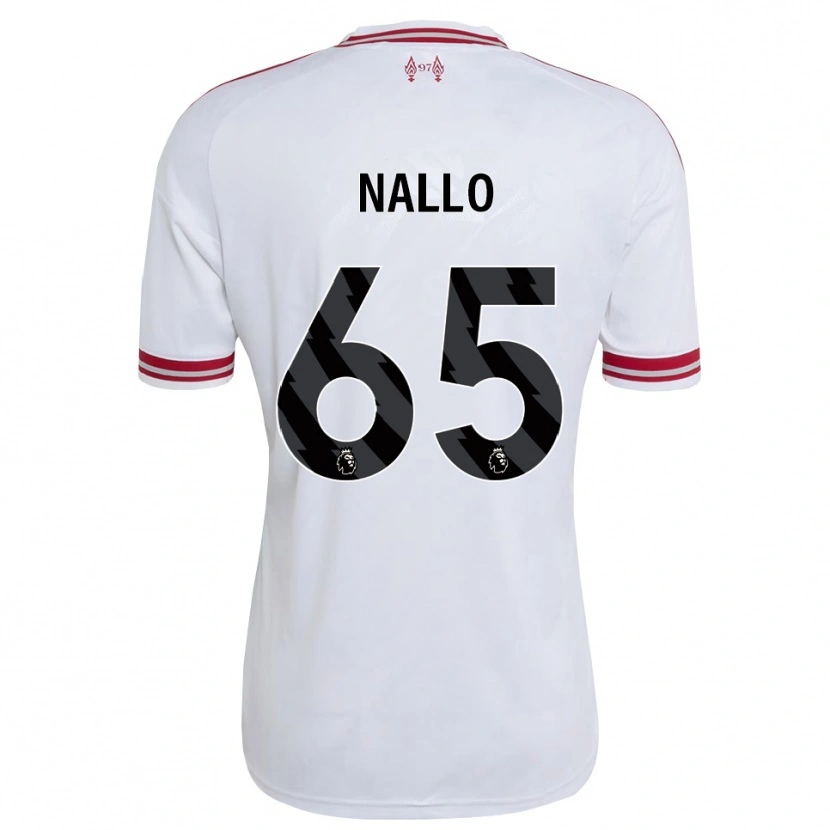 Danxen Dames Amara Nallo #65 Rood Wit Uitshirt Uittenue 2026/27 T-Shirt