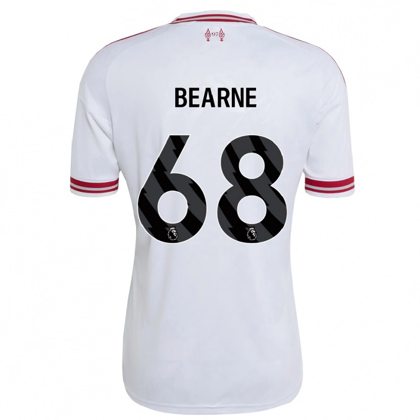 Danxen Dames Jack Bearne #68 Rood Wit Uitshirt Uittenue 2026/27 T-Shirt