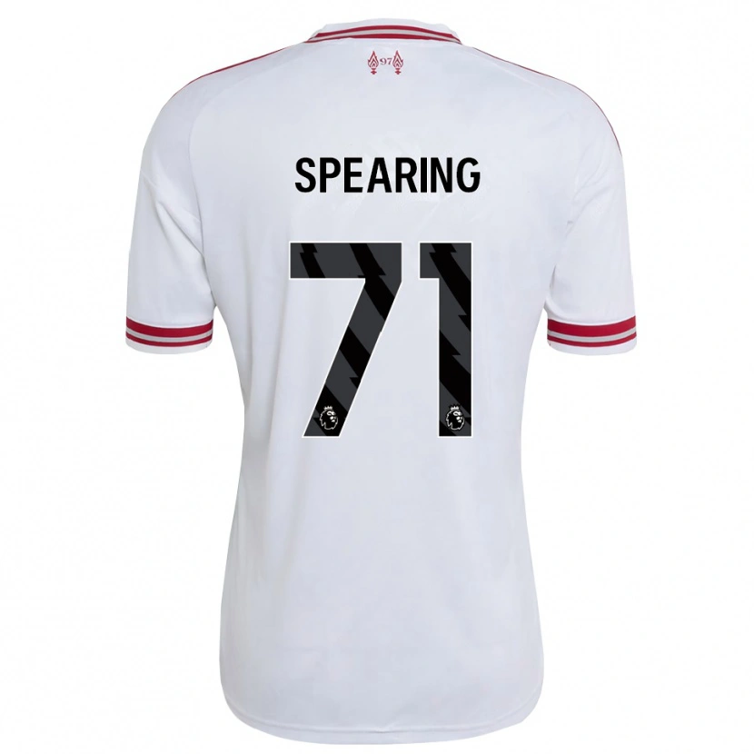Danxen Dames Jay Spearing #71 Rood Wit Uitshirt Uittenue 2026/27 T-Shirt