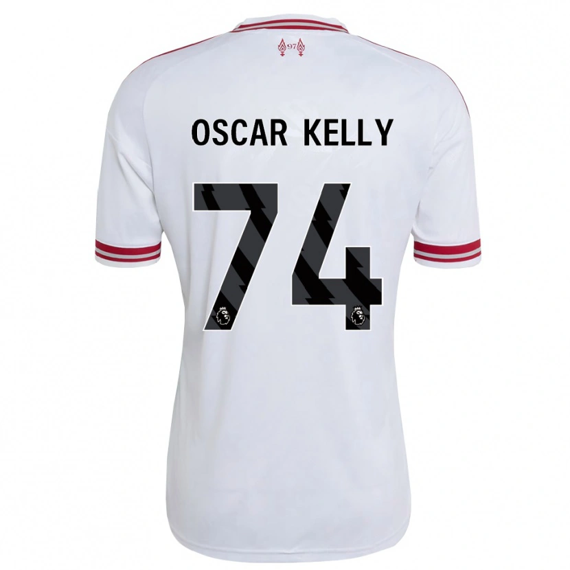 Danxen Dames Oscar Kelly #74 Rood Wit Uitshirt Uittenue 2026/27 T-Shirt