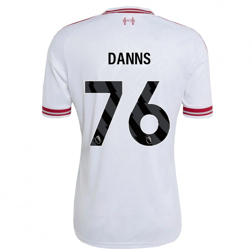 Danxen Dames Jayden Danns #76 Rood Wit Uitshirt Uittenue 2026/27 T-Shirt