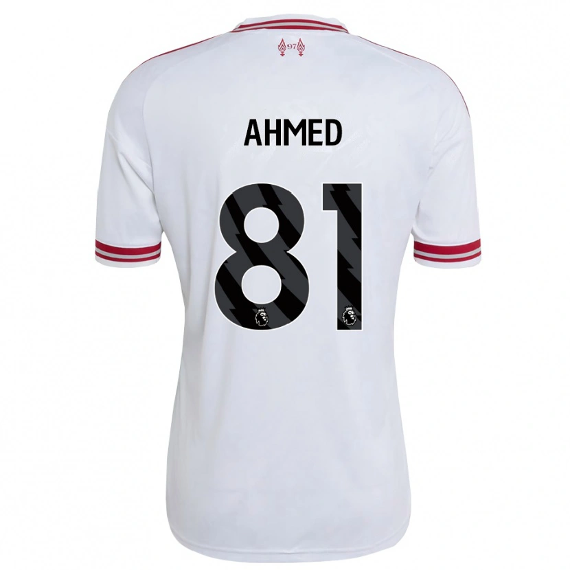 Danxen Dames Karim Ahmed #81 Rood Wit Uitshirt Uittenue 2026/27 T-Shirt