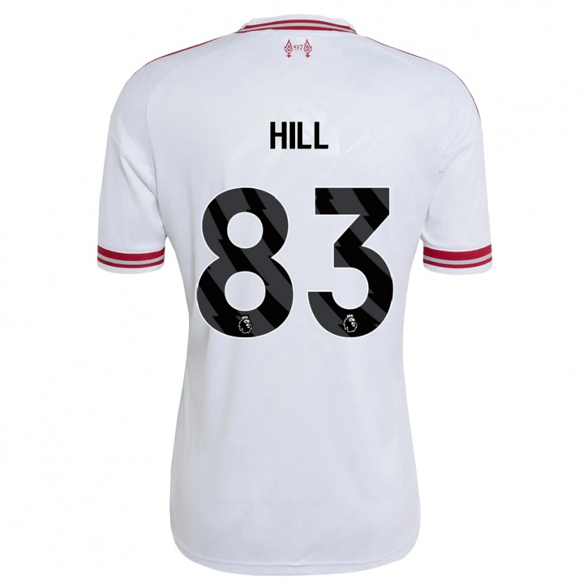 Danxen Dames Thomas Hill #83 Rood Wit Uitshirt Uittenue 2026/27 T-Shirt