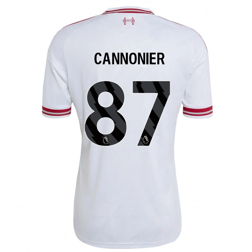 Danxen Dames Oakley Cannonier #87 Rood Wit Uitshirt Uittenue 2026/27 T-Shirt