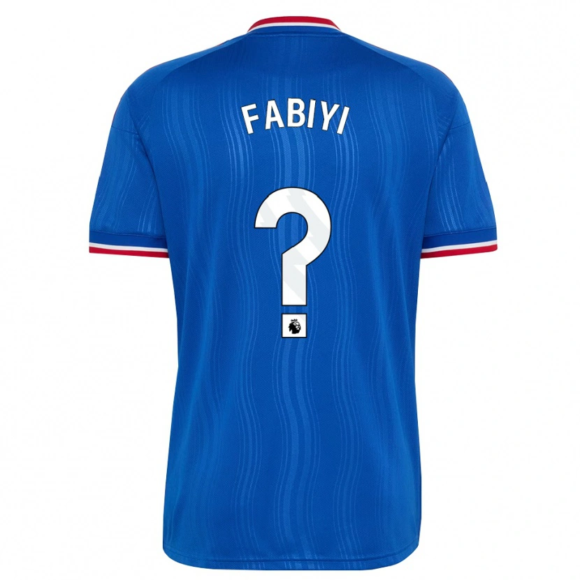 Danxen Dames Idris Fabiyi #0 Blauw Wit Rood Uitshirt Uittenue 2026/27 T-Shirt
