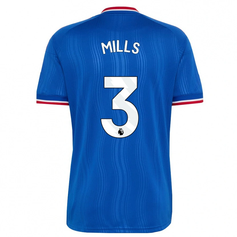 Danxen Dames Albert Mills #3 Blauw Wit Rood Uitshirt Uittenue 2026/27 T-Shirt