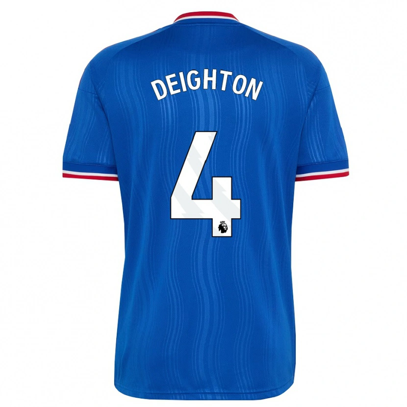 Danxen Dames Joe Deighton #4 Blauw Wit Rood Uitshirt Uittenue 2026/27 T-Shirt
