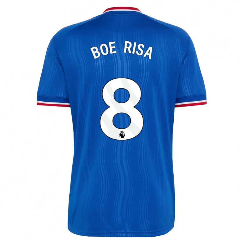 Danxen Dames Vilde Boe Risa #8 Blauw Wit Rood Uitshirt Uittenue 2026/27 T-Shirt