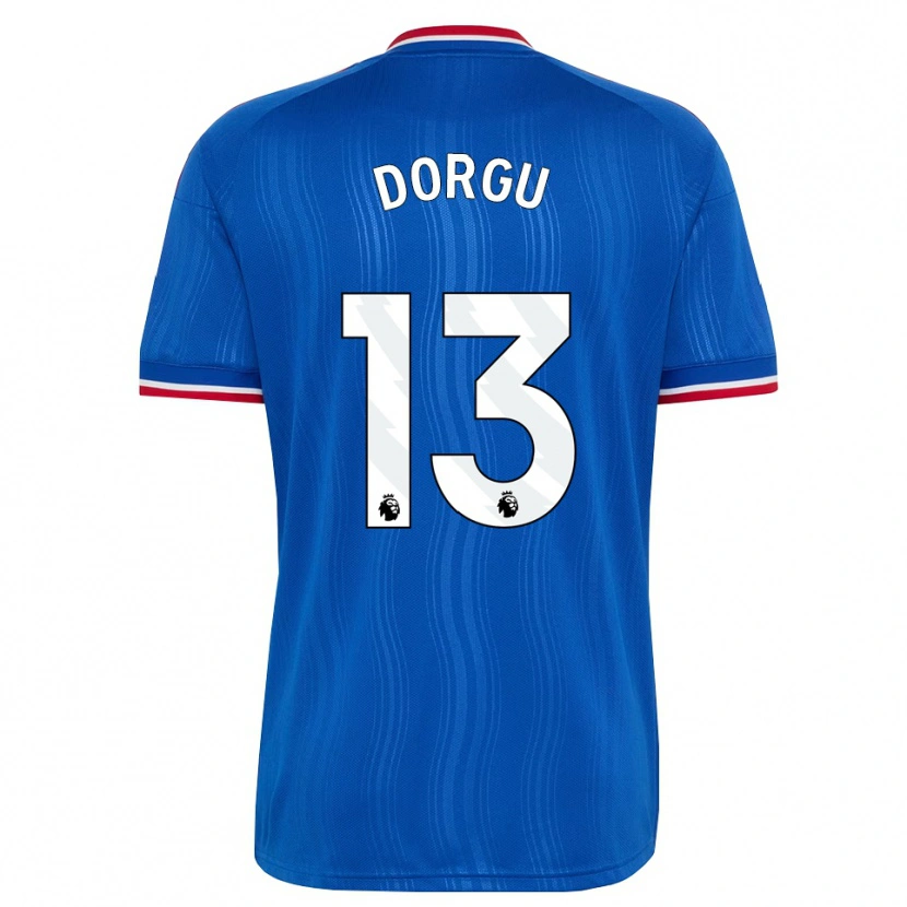 Danxen Dames Patrick Dorgu #13 Blauw Wit Rood Uitshirt Uittenue 2026/27 T-Shirt