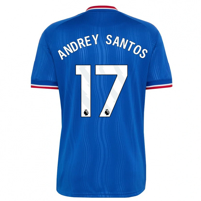Danxen Dames Andrey Santos #17 Blauw Wit Rood Uitshirt Uittenue 2026/27 T-Shirt