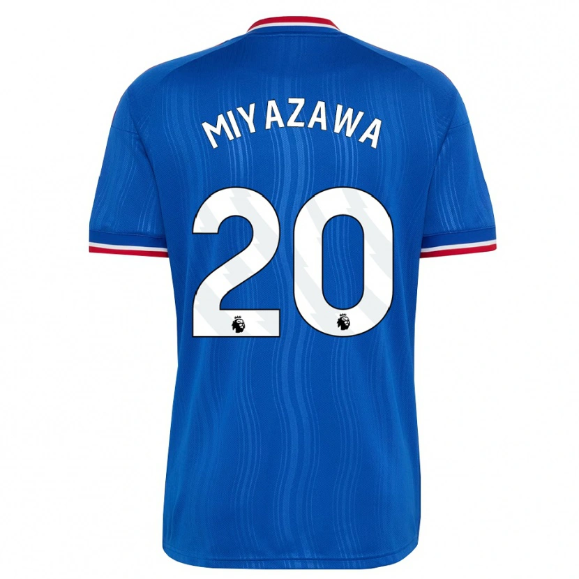 Danxen Dames Hinata Miyazawa #20 Blauw Wit Rood Uitshirt Uittenue 2026/27 T-Shirt