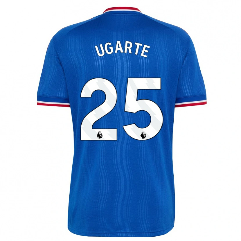 Danxen Dames Manuel Ugarte #25 Blauw Wit Rood Uitshirt Uittenue 2026/27 T-Shirt
