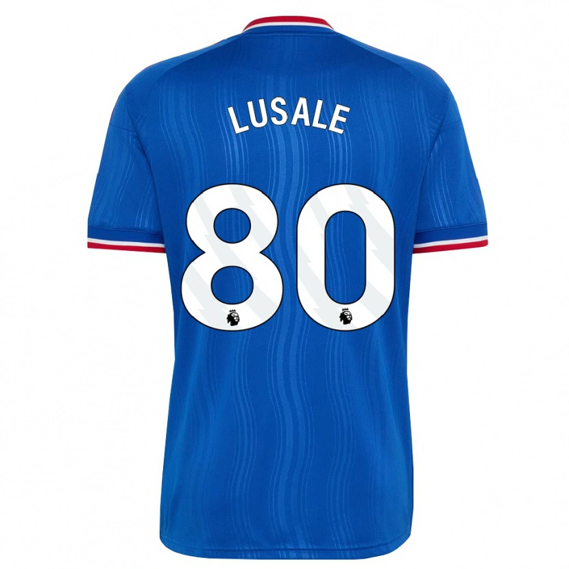 Danxen Dames Samuel Lusale #80 Blauw Wit Rood Uitshirt Uittenue 2026/27 T-Shirt