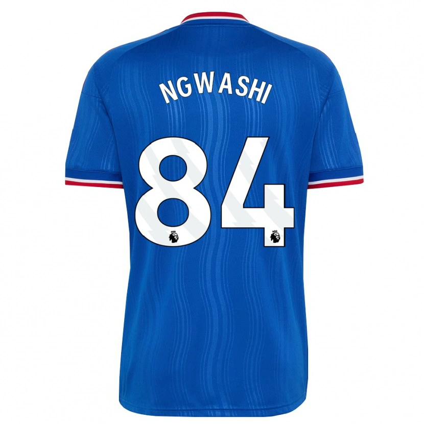 Danxen Dames Jayden Ngwashi #84 Blauw Wit Rood Uitshirt Uittenue 2026/27 T-Shirt