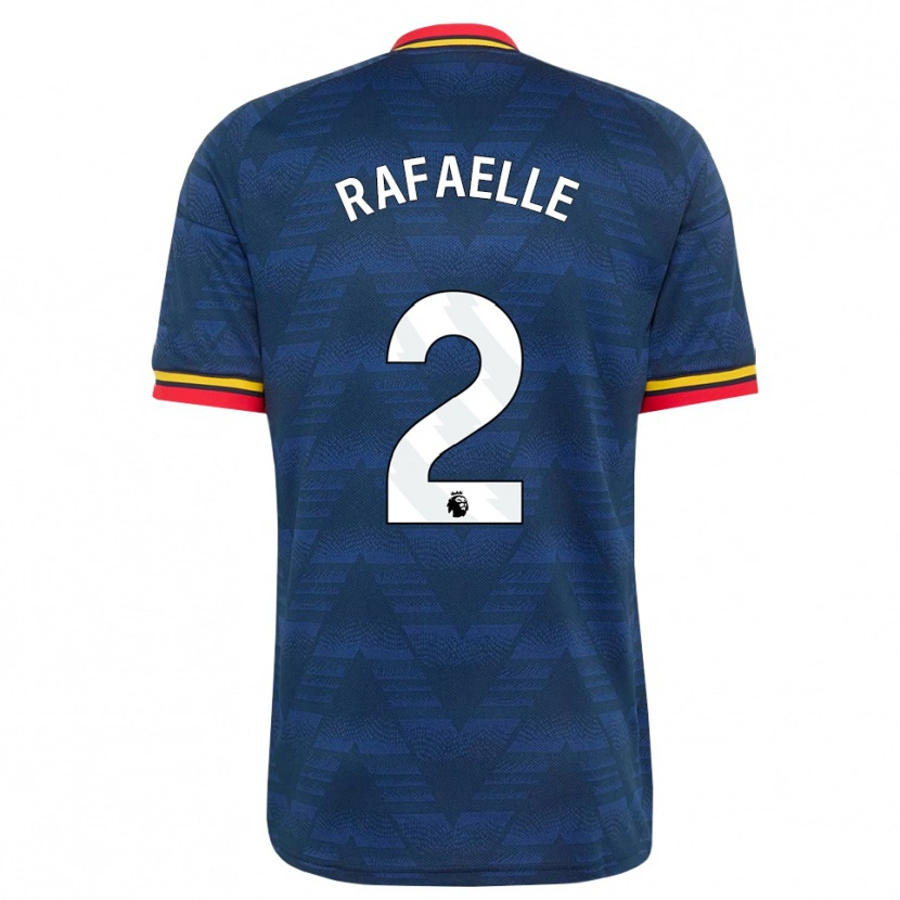Danxen Dames Rafaelle Souza #2 Middernachtblauw Geel Rood Uitshirt Uittenue 2026/27 T-Shirt