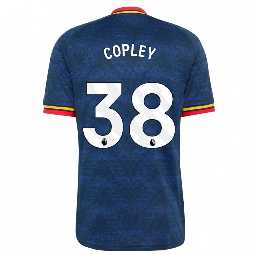 Danxen Dames Louie Copley #38 Middernachtblauw Geel Rood Uitshirt Uittenue 2026/27 T-Shirt