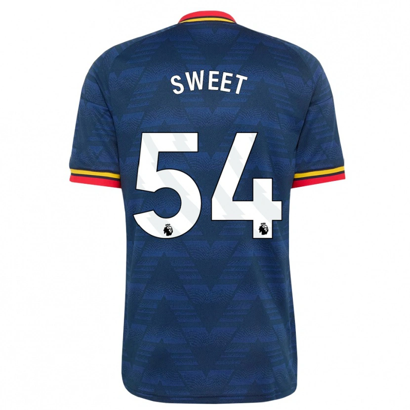 Danxen Dames Will Sweet #54 Middernachtblauw Geel Rood Uitshirt Uittenue 2026/27 T-Shirt