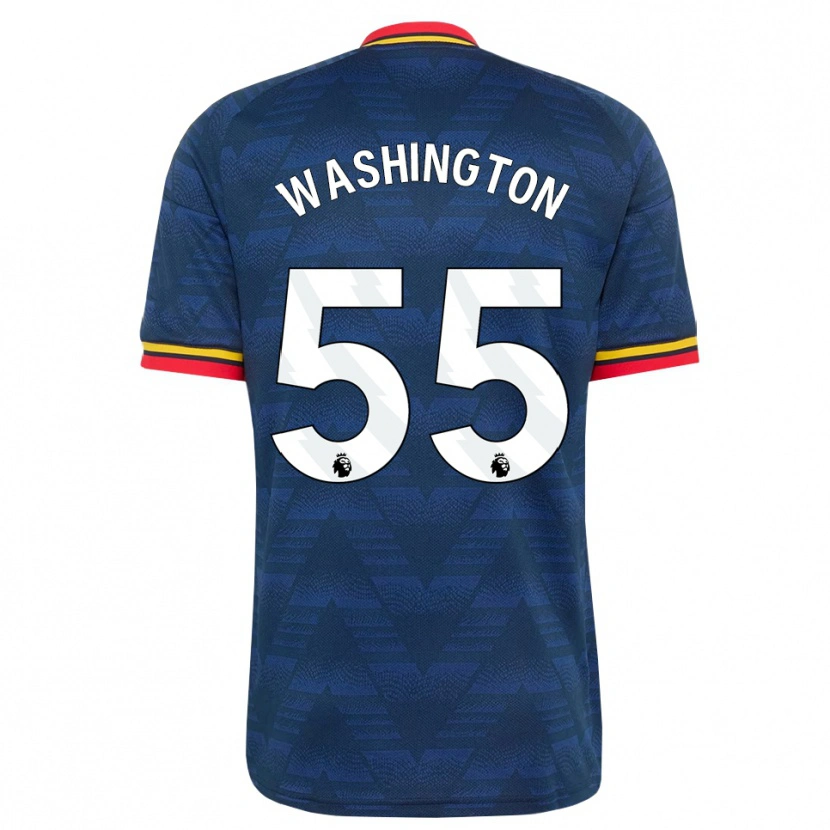 Danxen Dames Marcell Washington #55 Middernachtblauw Geel Rood Uitshirt Uittenue 2026/27 T-Shirt