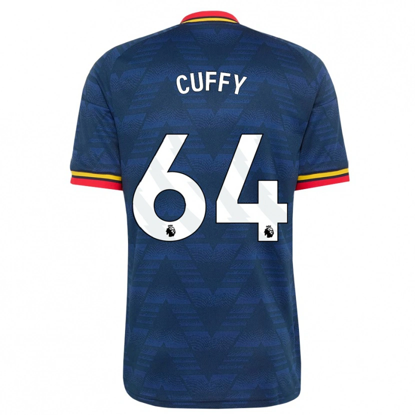 Danxen Dames Brooke Norton Cuffy #64 Middernachtblauw Geel Rood Uitshirt Uittenue 2026/27 T-Shirt